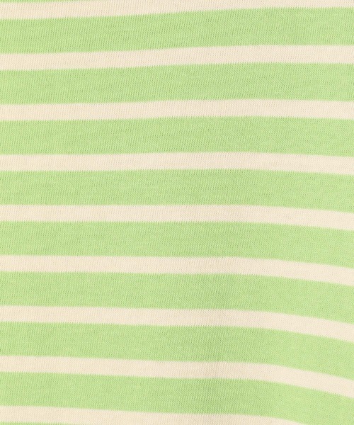 Heather(ヘザー)の「ボーダーロンT 272369(Tシャツ/カットソー・レディース・ホワイト×ブラック/ホワイト×グリーン/ブラック×ホワイト・FREE)」の11枚目の写真