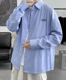 MGV | ピンストライプワンポイントオーバーサイズシャツ(シャツ/ブラウス)