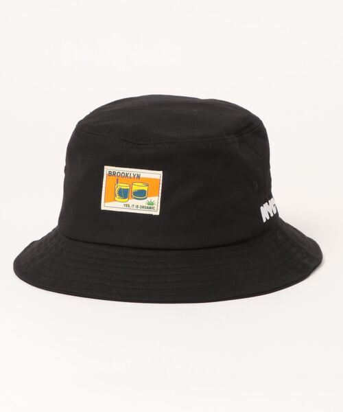 emesuelee（エメスーリー）の「ＮＹＣ ブルックリン ワッペン バケットハット（ハット・メンズ・ホワイト×ネイビー/ラベンダー/ネイビー/ネイビー系1・12cm/フリー）」の11枚目の写真