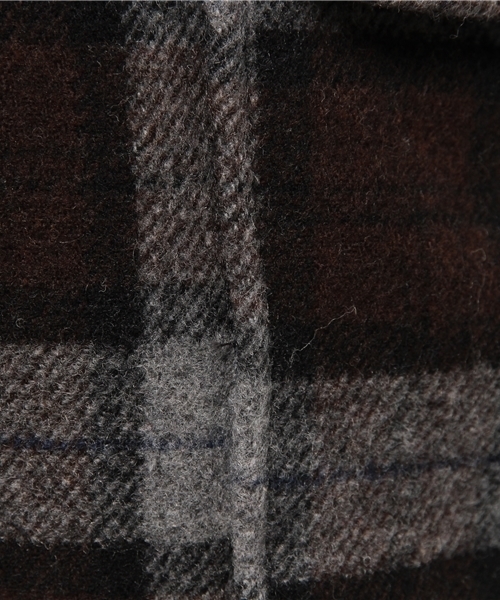 OUTLET(アウトレット)の「【Ciaopanic】Wチェックショートダッフルコート(ダッフルコート・レディース・チャコールグレー/ネイビー・FREE)」の12枚目の写真