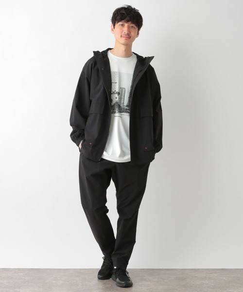 GLOBAL WORK(グローバルワーク)の「Blintw/ワイドテーパーパンツ/263575(その他パンツ・メンズ・ブラック・LARGE/MEDIUM)」の2枚目の写真