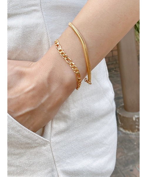 Vicente（ヴィセンテ）の「Snake bracelet（ネックレス・レディース・ゴールド・FREE）」の2枚目の写真