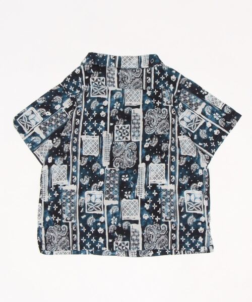 Ocean&Ground（オーシャン&グラウンド）の「カメハメハシャツ（90～140cm）（シャツ/ブラウス・キッズ・ネイビー/グリーン/マルチ/キナリ・120/100/140/110/90/130）」の5枚目の写真