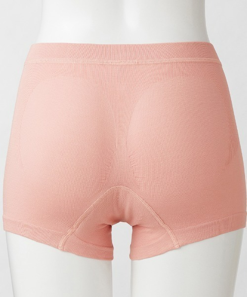 GUNZE（グンゼ）の「SELFEAR/セルフェア 吸水パッド対応 レギュラーショーツ 1分丈 綿混成型（ショーツ・レディース・ブラック/ローズ/ベージュ系その他/ブルー・LARGE/X-LARGE/MEDIUM）」の6枚目の写真