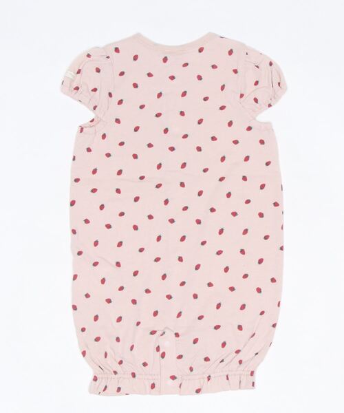 petit main（プティマイン）の「【弱酸性】いちご2WAYオール（ロンパース・キッズ・ライトピンク/アイボリー・50-70cm）」の4枚目の写真