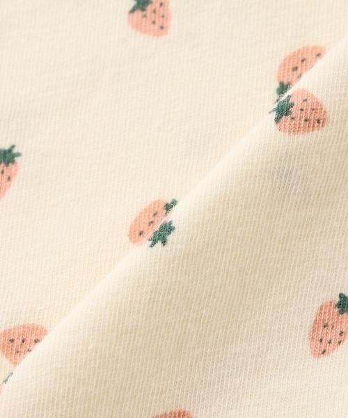 petit main（プティマイン）の「【弱酸性】いちご2WAYオール（ロンパース・キッズ・ライトピンク/アイボリー・50-70cm）」の12枚目の写真