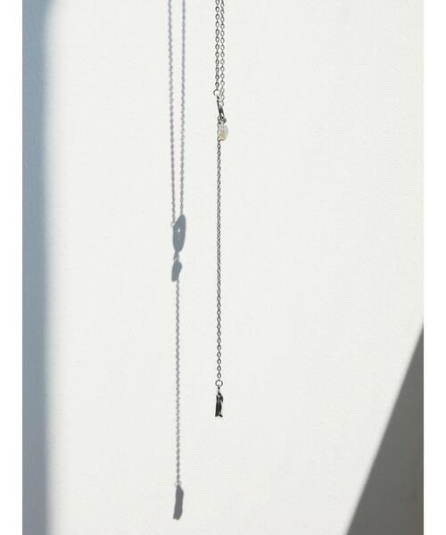 AMERICAN HOLIC（アメリカンホリック）の「タンブル天然石付ラリエットネックレス（ネックレス・レディース・ゴールド/シルバー・FREE）」の4枚目の写真