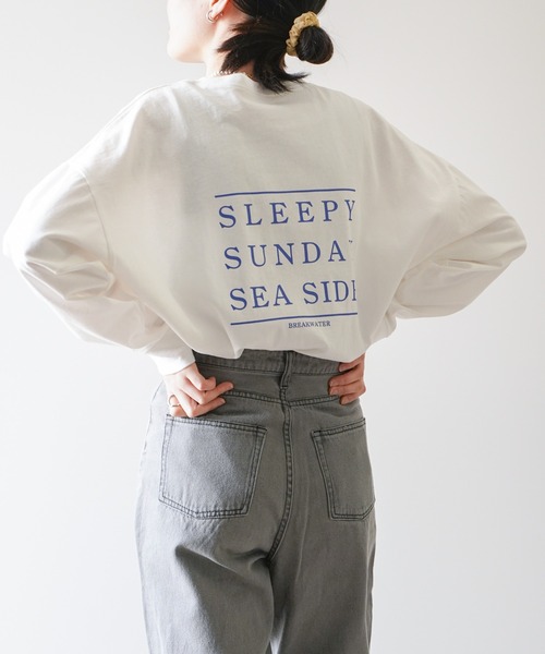 VENCEEXCHANGE(ヴァンスエクスチェンジ)の「カラープリントTシャツ /ワンポイントロゴ/バックプリントロゴ/長袖(Tシャツ/カットソー・レディース・ブルー/グリーン/ダークグレー/イエロー系その他・FREE)」の11枚目の写真