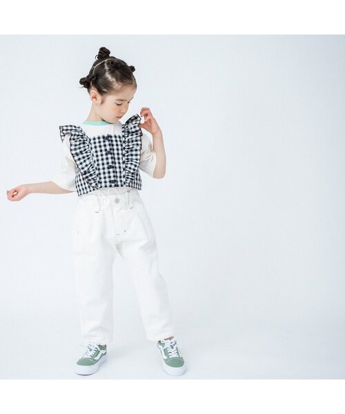 BREEZE(ブリーズ)の「WEB限定 バックプリントロゴTシャツ(Tシャツ/カットソー・キッズ・レッド/キナリ/ブラック/ベージュ/ブルー/オレンジ・90/140/100/80/130/120/110)」の13枚目の写真