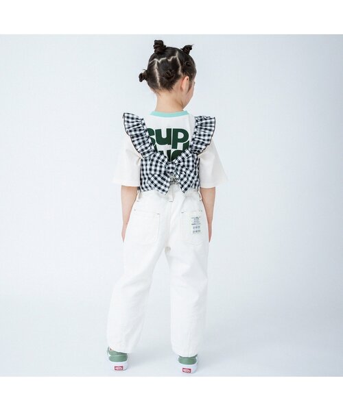 BREEZE(ブリーズ)の「WEB限定 バックプリントロゴTシャツ(Tシャツ/カットソー・キッズ・レッド/キナリ/ブラック/ベージュ/ブルー/オレンジ・90/140/100/80/130/120/110)」の14枚目の写真