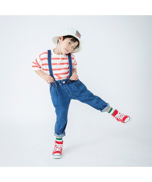 BREEZE(ブリーズ)の「WEB限定 バックプリントロゴTシャツ(Tシャツ/カットソー・キッズ・レッド/キナリ/ブラック/ベージュ/ブルー/オレンジ・90/140/100/80/130/120/110)」の22枚目の写真