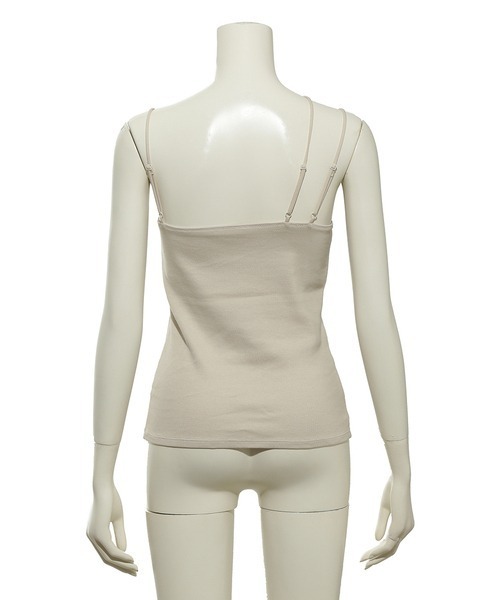 FRAY I.D（フレイアイディー）の「カップインキャミ（キャミソール・レディース・ホワイト/ブラック/モカ・FREE）」の7枚目の写真