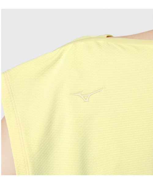Go to by mizuno（ゴートゥーバイミズノ）の「３Ｄメッシュストレッチ半袖Ｔシャツ　［ウィメンズ］（Tシャツ/カットソー・レディース・オフホワイト/ライトイエロー/ブラック・L/S/M）」の10枚目の写真