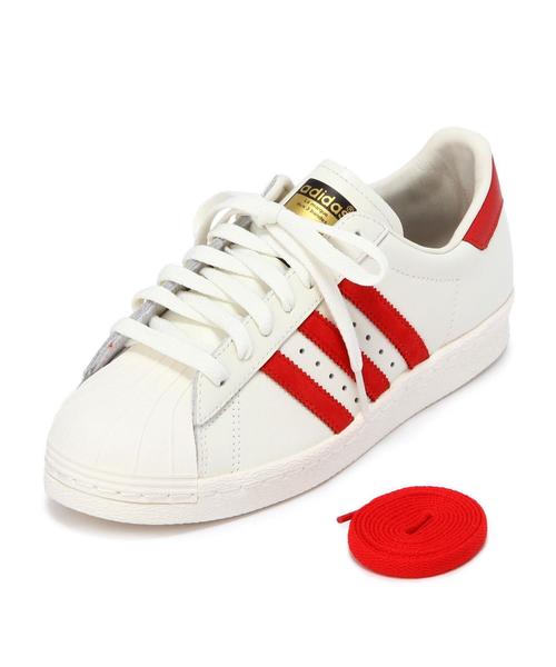 adidas(アディダス)の「BYBC adidas SUPERSTAR スニーカー ◆(スニーカー・レディース・ブラック/レッド・23.5cm/24.5cm/23cm/24cm/22.5cm/25cm)」の9枚目の写真