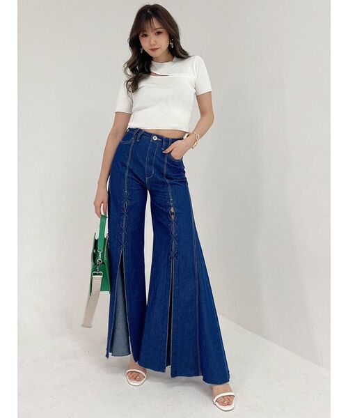 GYDA（ジェイダ）の「2WAYクロコパターンバッグ（ハンドバッグ・レディース・オフホワイト/ブラック/グリーン・FREE）」の11枚目の写真