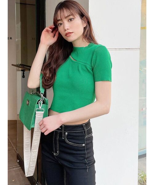 GYDA（ジェイダ）の「2WAYクロコパターンバッグ（ハンドバッグ・レディース・オフホワイト/ブラック/グリーン・FREE）」の15枚目の写真