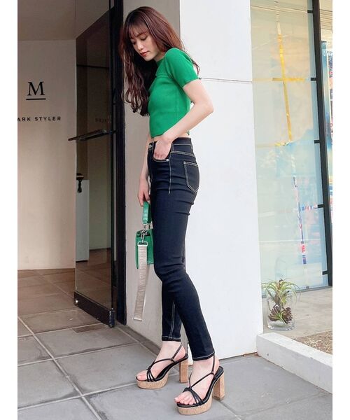 GYDA（ジェイダ）の「2WAYクロコパターンバッグ（ハンドバッグ・レディース・オフホワイト/ブラック/グリーン・FREE）」の16枚目の写真