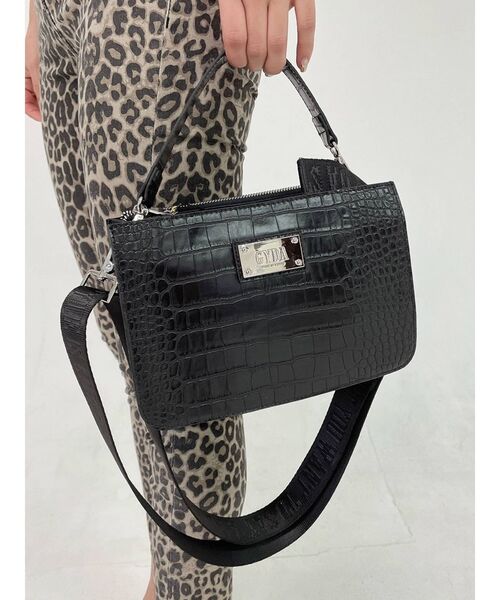 GYDA（ジェイダ）の「2WAYクロコパターンバッグ（ハンドバッグ・レディース・オフホワイト/ブラック/グリーン・FREE）」の21枚目の写真