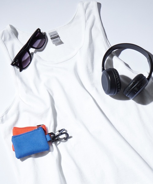 GILDAN（ギルダン）の「ギルダン ビッグシルエット USAオーバーサイズ タンクトップ（タンクトップ・メンズ・ブラック/レッド/ホワイト/オレンジ/ネイビー/グレー/ロイヤルブルー・M/XL/L）」の17枚目の写真