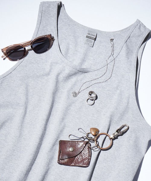 GILDAN（ギルダン）の「ギルダン ビッグシルエット USAオーバーサイズ タンクトップ（タンクトップ・メンズ・ブラック/レッド/ホワイト/オレンジ/ネイビー/グレー/ロイヤルブルー・M/XL/L）」の19枚目の写真