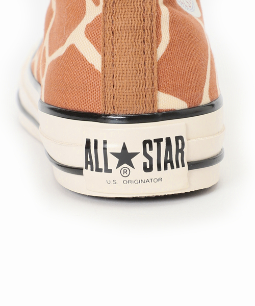SLOBE IENA（スローブイエナ）の「【Converse/コンバース】 ALL STAR US GIRAFFESPOT HIスニーカー（スニーカー・レディース・ブラウン・23cm/23.5cm/24cm/24.5cm）」の7枚目の写真