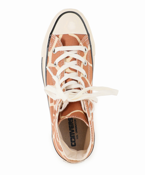 SLOBE IENA（スローブイエナ）の「【Converse/コンバース】 ALL STAR US GIRAFFESPOT HIスニーカー（スニーカー・レディース・ブラウン・23cm/23.5cm/24cm/24.5cm）」の8枚目の写真