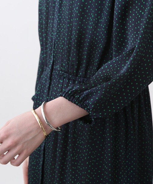 INDIVI（インディヴィ）の「◆【洗える/2WAY/インポート】ドット柄フィット＆フレア ワンピース（ワンピース・レディース・ホワイト系その他/ブラック系/ブルー系・38/03/15 /05/13）」の9枚目の写真