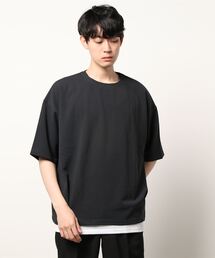 【BACK NUMBER】ゆったりTシャツとタンクトップの2点セット、バルーンTレイヤード