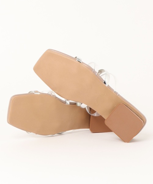 apres jour（アプレジュール）の「スクエアクリアヒールサンダル【ZOZOTOWN限定アイテム】（サンダル・レディース・アイボリー/ピンクベージュ/ブラック・SMALL/X-LARGE/MEDIUM/LARGE）」の16枚目の写真