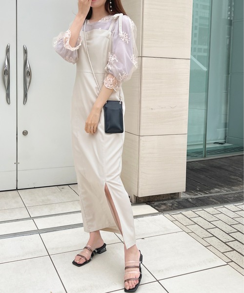 apres jour（アプレジュール）の「スクエアクリアヒールサンダル【ZOZOTOWN限定アイテム】（サンダル・レディース・アイボリー/ピンクベージュ/ブラック・SMALL/X-LARGE/MEDIUM/LARGE）」の17枚目の写真