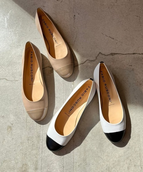 FABIO RUSCONI(ファビオルスコーニ)の「Fabio Rusuconi round toe pumps 0198-47593(パンプス・レディース・ベージュ・38/37)」の12枚目の写真