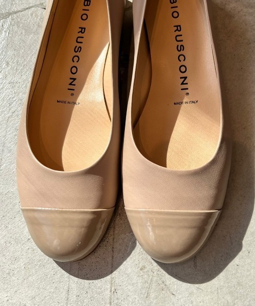 FABIO RUSCONI(ファビオルスコーニ)の「Fabio Rusuconi round toe pumps 0198-47593(パンプス・レディース・ベージュ・38/37)」の13枚目の写真