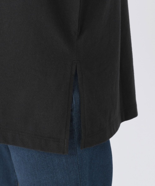 studio CLIP(スタディオクリップ)の「ロゴフレンチスリーブTシャツ(Tシャツ/カットソー・レディース・ブラック/ホワイト/ベージュ・FREE)」の18枚目の写真