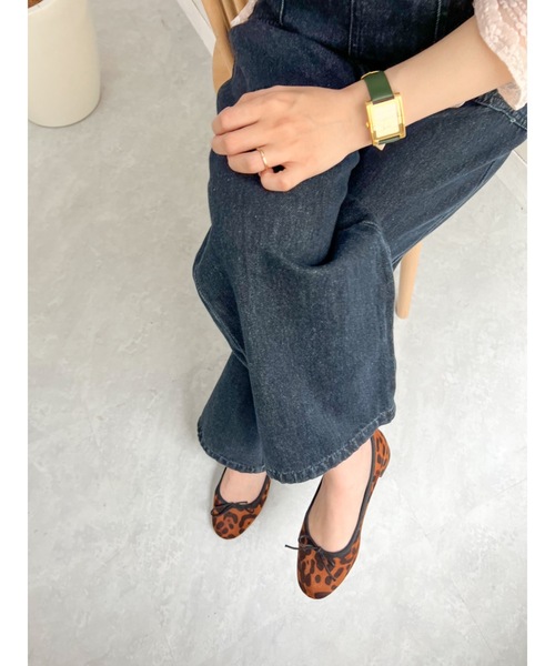 JUMELLE（ジュメロ）の「JMスクエアレザーウォッチ（アナログ腕時計・レディース・ブラック/グリーン・FREE）」の6枚目の写真