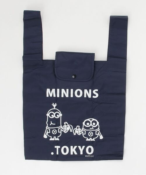 MINIONS(ミニオンズ)の「MINION ECO TOTE BAG (S)(エコバッグ/サブバッグ・レディース・ネイビー/イエロー・FREE)」の2枚目の写真