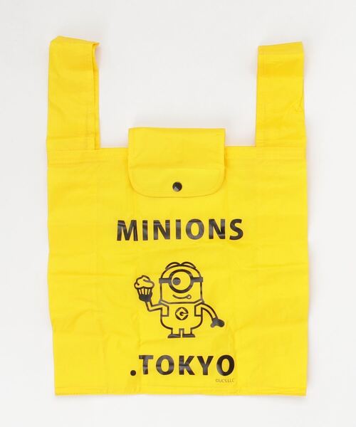 MINIONS(ミニオンズ)の「MINION ECO TOTE BAG (S)(エコバッグ/サブバッグ・レディース・ネイビー/イエロー・FREE)」の1枚目の写真