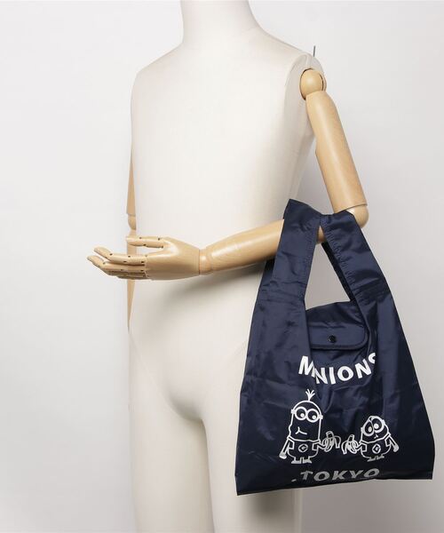MINIONS(ミニオンズ)の「MINION ECO TOTE BAG (S)(エコバッグ/サブバッグ・レディース・ネイビー/イエロー・FREE)」の7枚目の写真