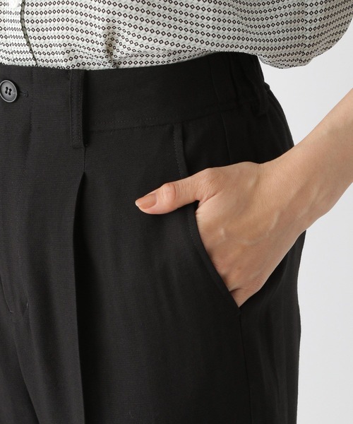 LEPSIM(レプシィム)の「スリットテーパードパンツ 295768(スラックス・レディース・ブラック/グリーン/グレイッシュベージュ・MEDIUM/LARGE)」の12枚目の写真