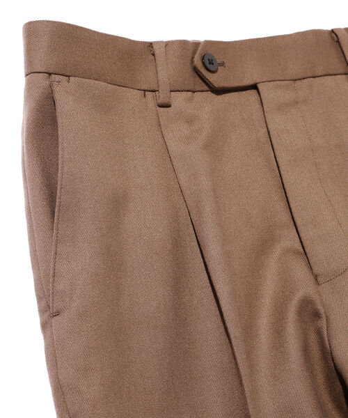 BEAMS LIGHTS（ビームスライツ）の「BEAMS LIGHTS / フランネル 1プリーツ スラックス（スラックス・メンズ・ブラウン系その他2/オレンジ系その他6・SMALL/MEDIUM/LARGE）」の3枚目の写真