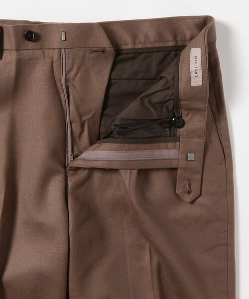 BEAMS LIGHTS（ビームスライツ）の「BEAMS LIGHTS / フランネル 1プリーツ スラックス（スラックス・メンズ・ブラウン系その他2/オレンジ系その他6・SMALL/MEDIUM/LARGE）」の8枚目の写真