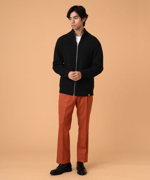 BEAMS LIGHTS（ビームスライツ）の「BEAMS LIGHTS / フランネル 1プリーツ スラックス（スラックス・メンズ・ブラウン系その他2/オレンジ系その他6・SMALL/MEDIUM/LARGE）」の11枚目の写真