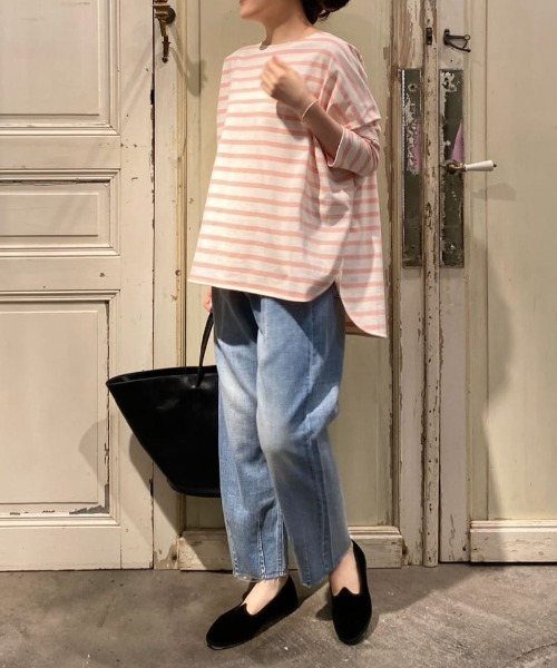 BEARDSLEY（ビアズリー）の「ボーダーカットソー（Tシャツ/カットソー・レディース・ピンク・FREE）」の18枚目の写真