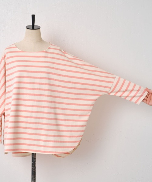 BEARDSLEY（ビアズリー）の「ボーダーカットソー（Tシャツ/カットソー・レディース・ピンク・FREE）」の17枚目の写真