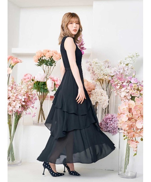 Darich(ダーリッチ)の「ドッキングフリルロングワンピース(ワンピース・レディース・ブラック/イエロー系その他/ライラック・FREE)」の21枚目の写真
