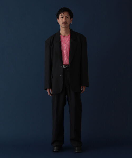 VAPORIZE（ヴェイパライズ）の「VAPORIZE / Tropical Wool 2Pleats Pants（スラックス・メンズ・ブラック・SMALL/MEDIUM/LARGE/X-LARGE）」の9枚目の写真