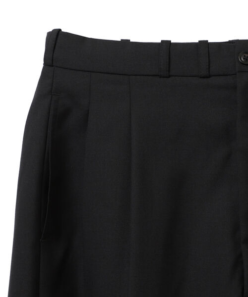 VAPORIZE（ヴェイパライズ）の「VAPORIZE / Tropical Wool 2Pleats Pants（スラックス・メンズ・ブラック・SMALL/MEDIUM/LARGE/X-LARGE）」の10枚目の写真