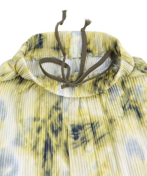 PUNYUS（プニュズ）の「タイダイ柄プリーツパンツ（その他パンツ・レディース・カーキ/ブルー・1/3/2/4）」の15枚目の写真