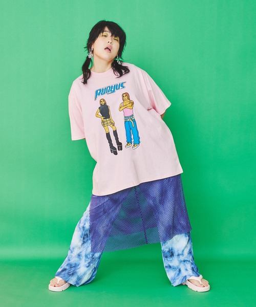 PUNYUS（プニュズ）の「タイダイ柄プリーツパンツ（その他パンツ・レディース・カーキ/ブルー・1/3/2/4）」の20枚目の写真