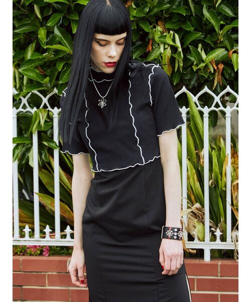 jouetie（ジュエティ）の「レイヤードワンピース【キャミワンピース】（ワンピース・レディース・ブラック/ブルー/パープル・MEDIUM）」の4枚目の写真