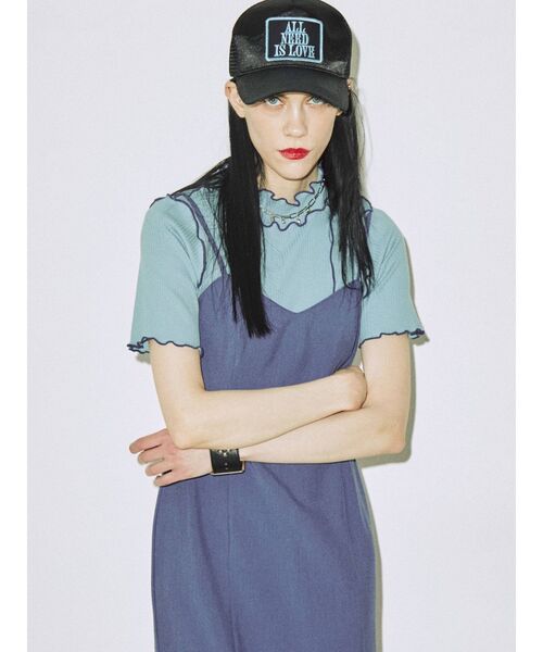 jouetie（ジュエティ）の「レイヤードワンピース【キャミワンピース】（ワンピース・レディース・ブラック/ブルー/パープル・MEDIUM）」の17枚目の写真